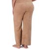 image:imageSteve Madden Womens Womens Fuzzy WideLeg Chenille Sleep Pants Cozy Pajama BottomsPraline