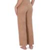 image:imageSteve Madden Womens Womens Fuzzy WideLeg Chenille Sleep Pants Cozy Pajama BottomsPraline