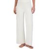 image:imageSteve Madden Womens Womens Fuzzy WideLeg Chenille Sleep Pants Cozy Pajama BottomsWhite