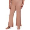 image:imageSteve Madden Womens Womens Ribbed FlareLeg Sleep PantsPraline