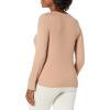 image:imageSteve Madden Womens Womens Ribbed LongSleeve Sleep TeeNight ShirtPraline