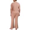 image:imageSteve Madden Womens Womens Ribbed ShortSleeve Sleep TeePraline