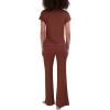 image:imageSteve Madden Womens Womens Ribbed ShortSleeve Sleep TeeTiramisu