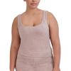 image:imageSteve Madden Womens Womens ScoopNeck Chenille Sleep Tank TopBark