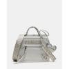image:imageSteve Madden womens Steve Madden EVELYN Logo Plaque Top HandleSilver