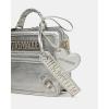 image:imageSteve Madden womens Steve Madden EVELYN Logo Plaque Top HandleSilver