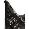 image:imageSteve Madden womens Steve Madden Grayad Distressed Roller Buckle Shoulder BagBlack