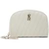 image:imageSteve Madden JadezH Diagonal Quilted Dome CardholderChalk