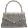 image:imageSteve Madden Womens Steve Madden Amina Rhinestone Mini Top HandleSilver