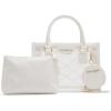 image:imageSteve Madden Womens Steve Madden Bcelene Clear Box Bag WPouchWhite
