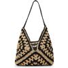image:imageSteve Madden Womens Steve Madden Bora Straw Crochet HoboBlack