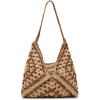 image:imageSteve Madden Womens Steve Madden Bora Straw Crochet HoboBone