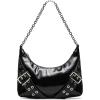 image:imageSteve Madden Womens Steve Madden Graya Roller Buckle Shoulder BagBlack