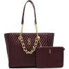 image:imageSteve Madden Womens Steve Madden Kattth Tote WPouchWine