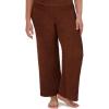image:imageSteve Madden Womens Womens Fuzzy WideLeg Chenille Sleep Pants Cozy Pajama BottomsTiramisu