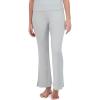 image:imageSteve Madden Womens Womens Ribbed FlareLeg Sleep PantsPuritan Grey