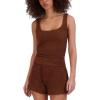 image:imageSteve Madden Womens Womens ScoopNeck Chenille Sleep Tank TopTiramisu