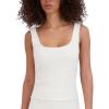 image:imageSteve Madden Womens Womens ScoopNeck Chenille Sleep Tank TopWhite