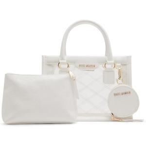 image:imageSteve Madden Womens Steve Madden Bcelene Clear Box Bag WPouchWhite