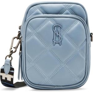 image:imageSteve Madden Womens Steve Madden Drakee Quilted CrossbodyLight Blue