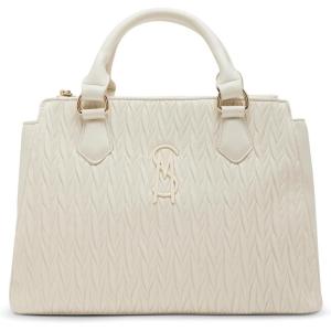 image:imageSteve Madden Womens Steve Madden Jennim Matelasse SatchelChalk