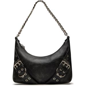 image:imageSteve Madden womens Steve Madden Grayad Distressed Roller Buckle Shoulder BagBlack