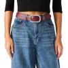 image:imageSteve Madden Rectangular Rhinestone Buckle BeltBerry