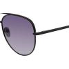 image:imageSteve Madden Womens Dante SunglassesShiny BlackSmoke Gradient
