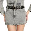 image:imageSteve Madden Womens Kingston Studded Pant BeltBlack