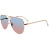 image:imageSteve Madden Womens Dante SunglassesShiny RosegoldBlue Gradient