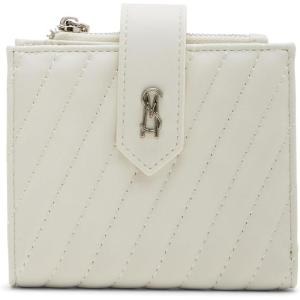 image:imageSteve Madden JemH Diagonal Quilted Bifold CardcaseChalk