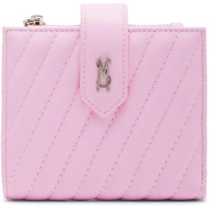 image:imageSteve Madden JemH Diagonal Quilted Bifold CardcasePink