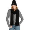 image:imageSTEVE MADDEN Beanie and Scarf Embellished Gift Set Black