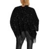 image:imageSTEVE MADDEN SEQUIN FRINGE CROP RUANABlack