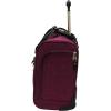 image:imageSteve Madden Designer 15 Inch Carry on Suitcase Small Weekender Overnight Business Travel Luggage Lightweight 2 Rolling Spinner Wheels Under Seat Bag for Women Shadow PurplePeekABoo Purple