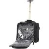 image:imageSteve Madden Designer 15 Inch Carry on Suitcase Small Weekender Overnight Business Travel Luggage Lightweight 2 Rolling Spinner Wheels Under Seat Bag for Women Shadow PurplePeekABoo Black