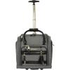 image:imageSteve Madden Designer 15 Inch Carry on Suitcase Small Weekender Overnight Business Travel Luggage Lightweight 2 Rolling Spinner Wheels Under Seat Bag for Women Shadow PurplePeekaboo Grey