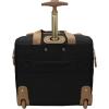 image:imageSteve Madden Designer 15 Inch Carry on Suitcase Small Weekender Overnight Business Travel Luggage Lightweight 2 Rolling Spinner Wheels Under Seat Bag for Women Shadow PurpleHarlo Black