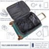 image:imageSteve Madden Designer Luggage  Checked Large 28 Inch Softside Suitcase  Expandable for Extra Packing Capacity  Lightweight Bag with Rolling Spinner Wheels Harlo GrayHarlo Teal Blue