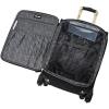 image:imageSteve Madden Designer Luggage  Checked Large 28 Inch Softside Suitcase  Expandable for Extra Packing Capacity  Lightweight Bag with Rolling Spinner Wheels Harlo GrayPeekABoo Grey