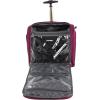 image:imageSteve Madden Designer Luggage Collection  3 Piece Softside Expandable Lightweight Spinner Suitcase Set  Travel Set Includes an Under Seat Bag 20Inch Carry on and 28Inch Checked Suitcase ShadowPeekaboo Purple