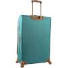 image:imageSteve Madden Designer Luggage Collection  3 Piece Softside Expandable Lightweight Spinner Suitcase Set  Travel Set Includes an Under Seat Bag 20Inch Carry on and 28Inch Checked Suitcase ShadowHarlo Teal Blue
