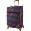 image:imageSteve Madden Designer Luggage Collection  3 Piece Softside Expandable Lightweight Spinner Suitcase Set  Travel Set Includes an Under Seat Bag 20Inch Carry on and 28Inch Checked Suitcase ShadowShadow Purple