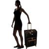 image:imageSteve Madden Designer Luggage Collection  3 Piece Softside Expandable Lightweight Spinner Suitcase Set  Travel Set Includes an Under Seat Bag 20Inch Carry on and 28Inch Checked Suitcase ShadowHarlo Black