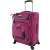 image:imageSteve Madden Designer Luggage Collection  3 Piece Softside Expandable Lightweight Spinner Suitcase Set  Travel Set Includes an Under Seat Bag 20Inch Carry on and 28Inch Checked Suitcase ShadowPeekaboo Purple