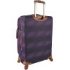 image:imageSteve Madden Designer Luggage Collection  3 Piece Softside Expandable Lightweight Spinner Suitcase Set  Travel Set Includes an Under Seat Bag 20Inch Carry on and 28Inch Checked Suitcase ShadowShadow Purple