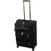 image:imageSteve Madden Designer Luggage Collection  3 Piece Softside Expandable Lightweight Spinner Suitcase Set  Travel Set includes 20 Inch Carry on 24 Inch amp 28Inch Checked Suitcases Black GreyBlack Grey