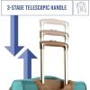 image:imageSteve Madden Designer Luggage Collection  3 Piece Softside Expandable Lightweight Spinner Suitcase Set  Travel Set includes 20 Inch Carry on 24 Inch amp 28Inch Checked Suitcases Black GreyHarlo Teal Blue