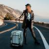 image:imageSteve Madden Designer Luggage Collection  3 Piece Softside Expandable Lightweight Spinner Suitcase Set  Travel Set includes 20 Inch Carry on 24 Inch amp 28Inch Checked Suitcases PrintTeal