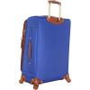 image:imageSteve Madden Designer Luggage Collection  Expandable 24 Inch Softside Bag  Durable Midsized Lightweight Checked Suitcase with 4Rolling Spinner Wheels Global BlackBlue